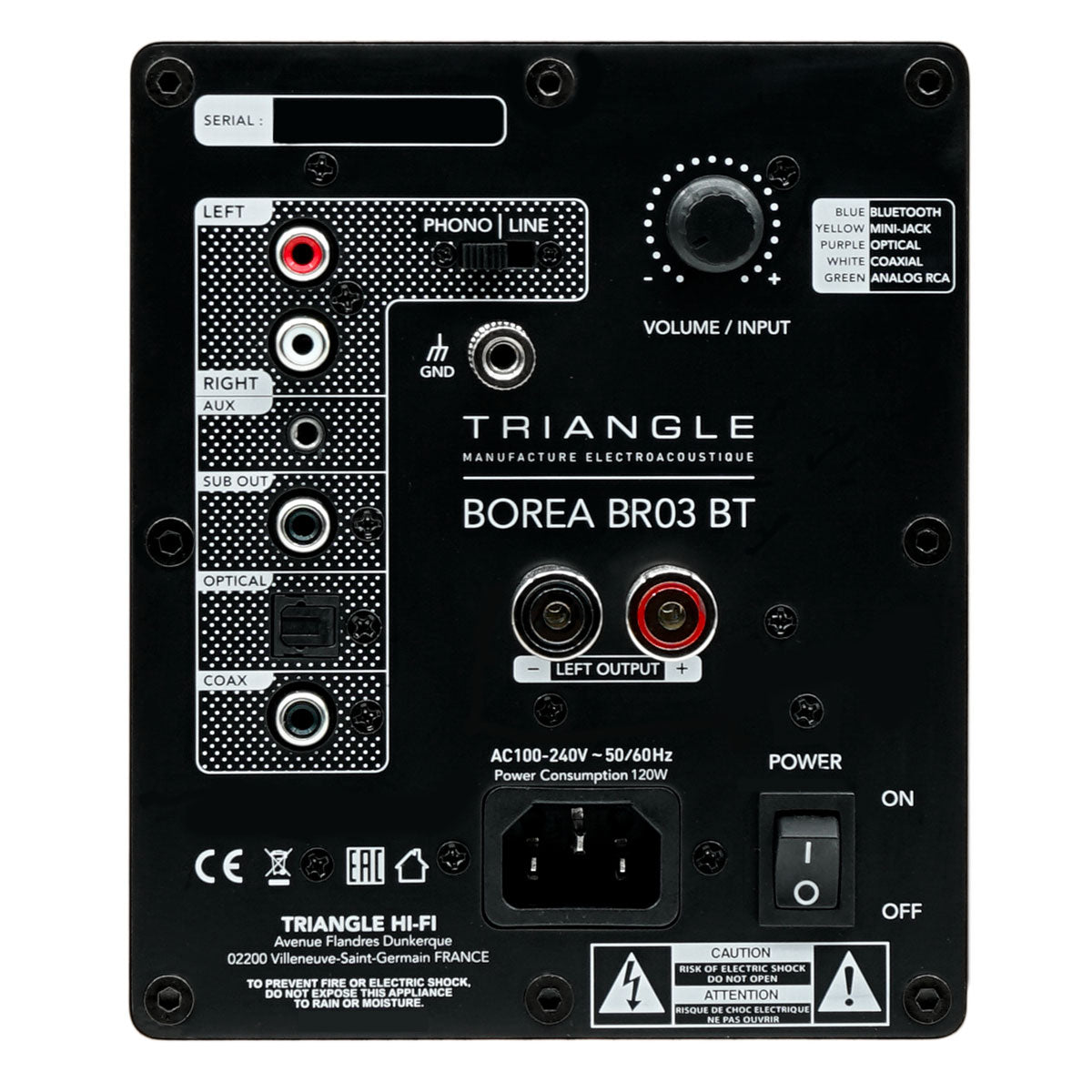 Enceintes Bibliothèque Bluetooth - Borea Active BR03 BT